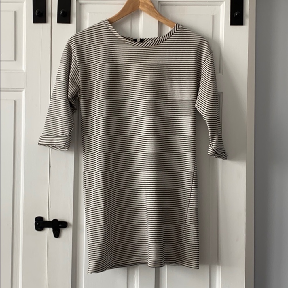 Striped shift dress